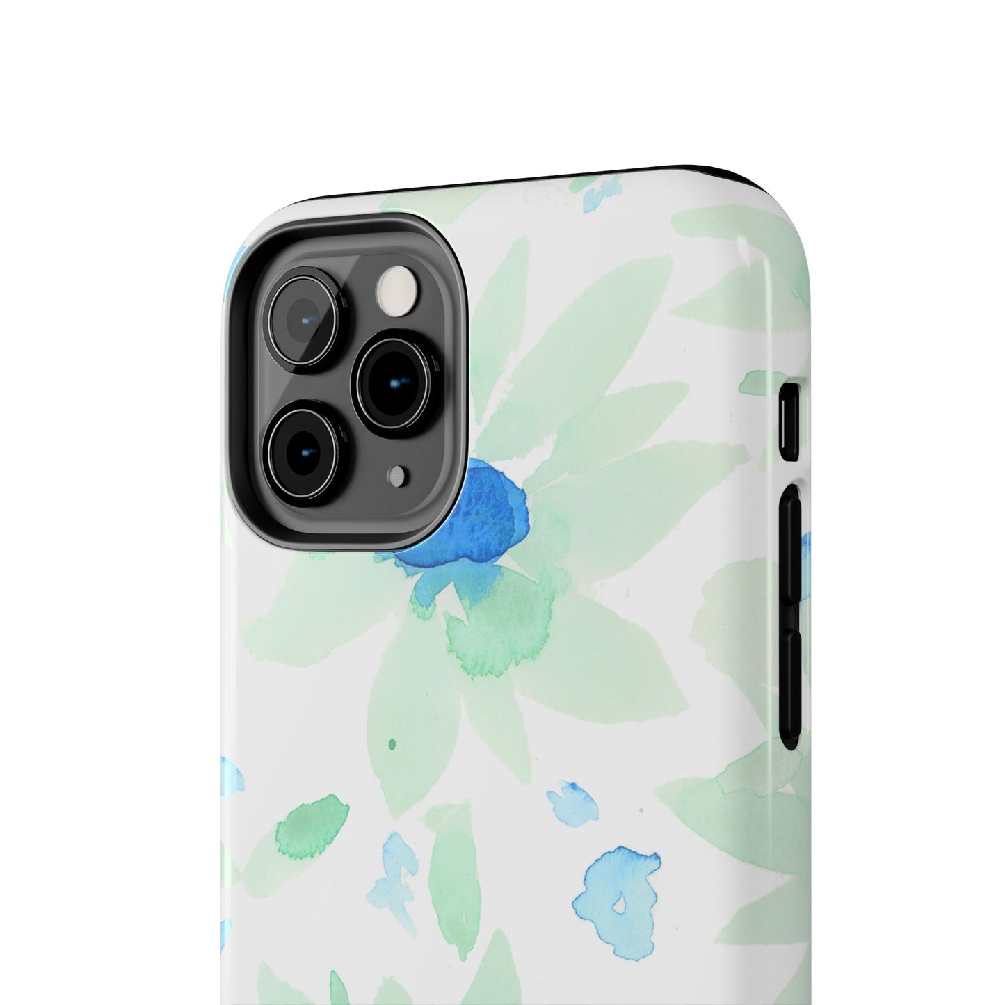 Watercolor Blue Green Sunflowers Phone Case: Tough Case