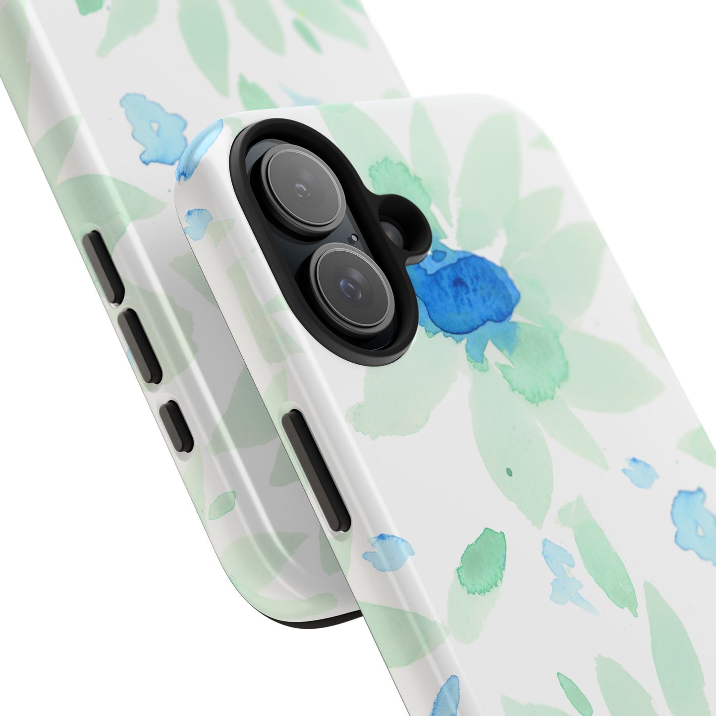 Watercolor Blue Green Sunflowers Phone Case: Tough Case