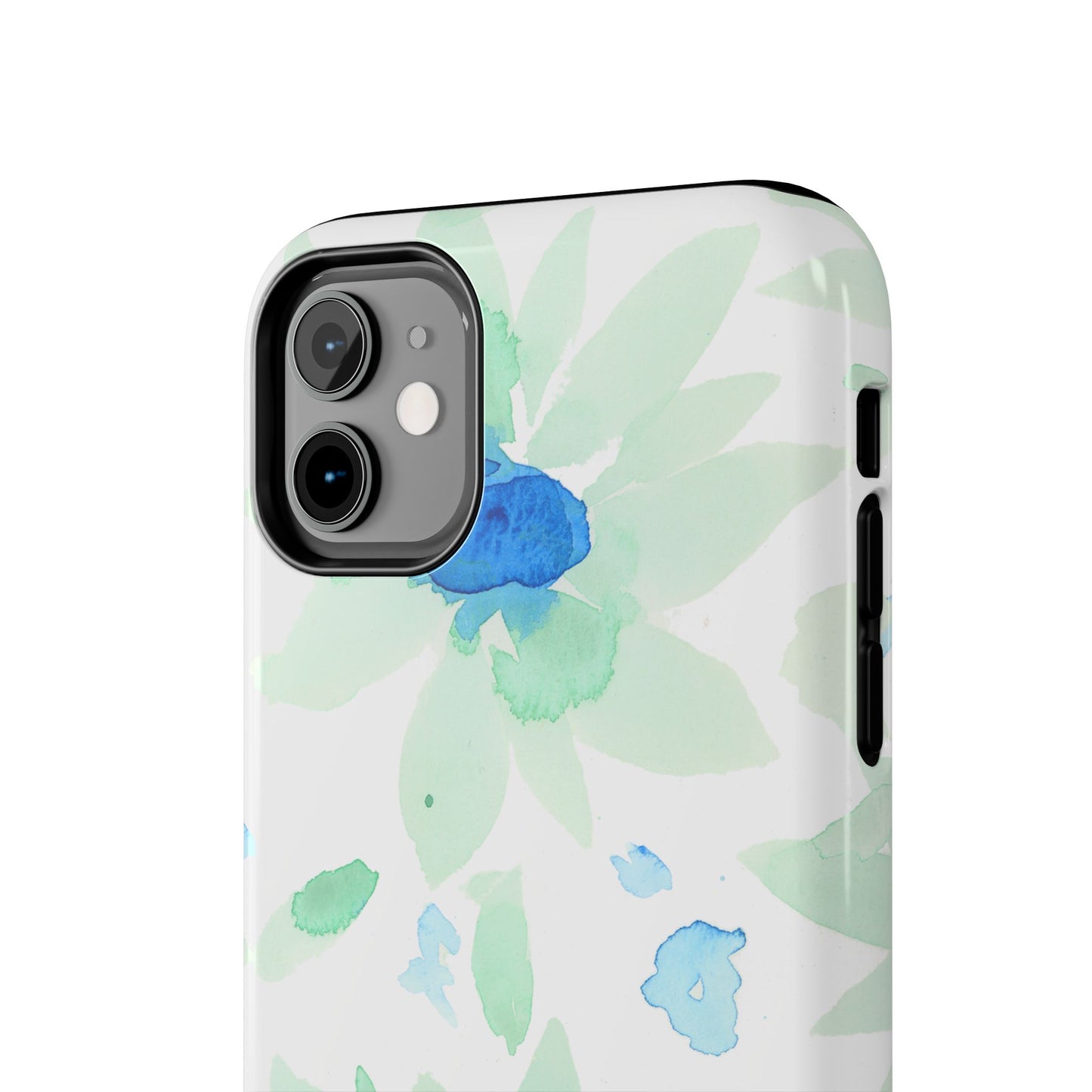 Watercolor Blue Green Sunflowers Phone Case: Tough Case