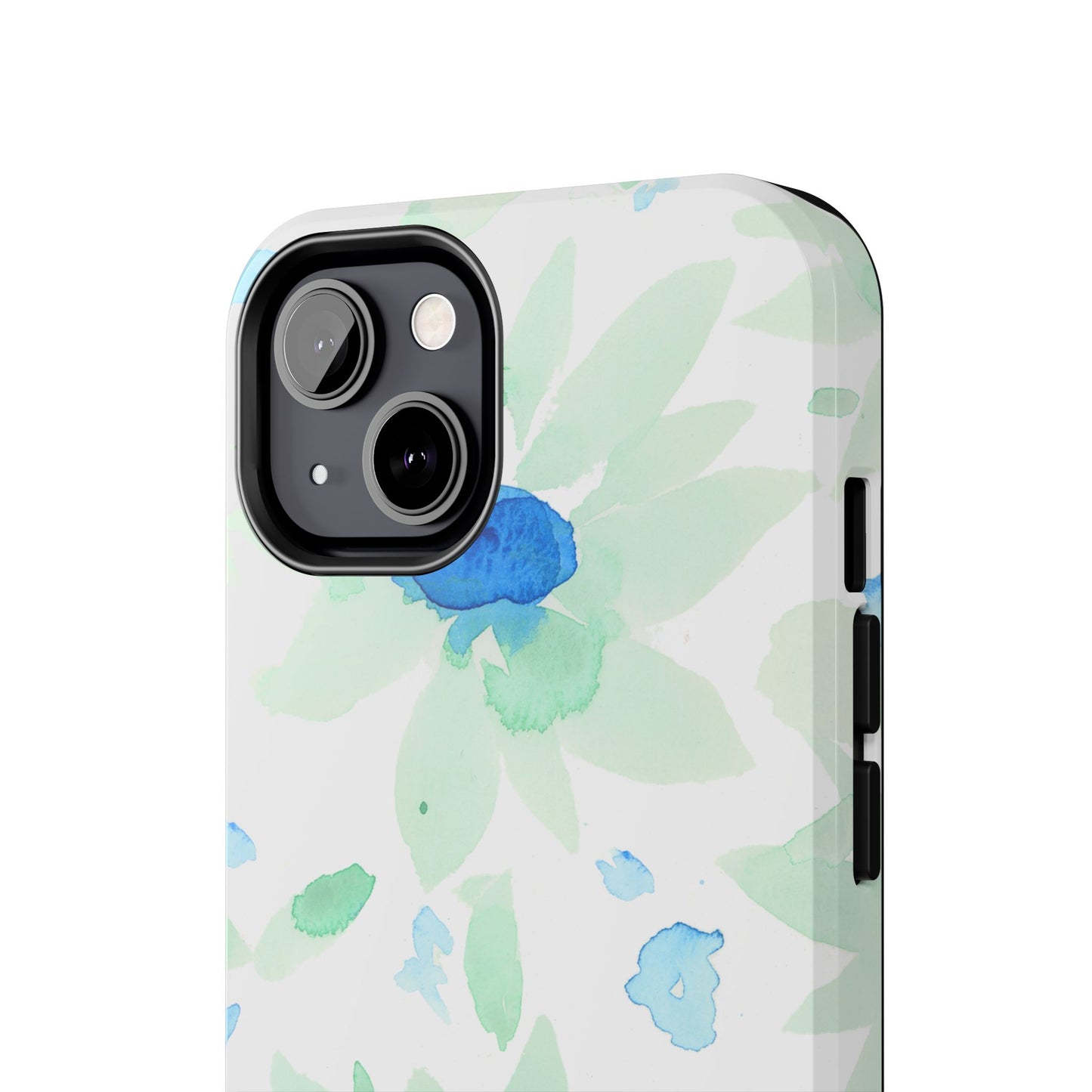 Watercolor Blue Green Sunflowers Phone Case: Tough Case