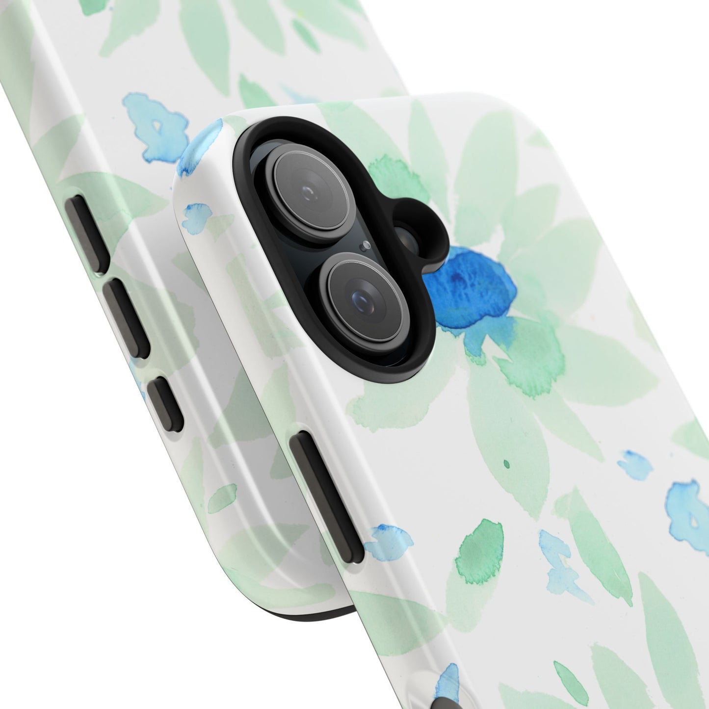 Watercolor Blue Green Sunflowers Phone Case: Tough Case
