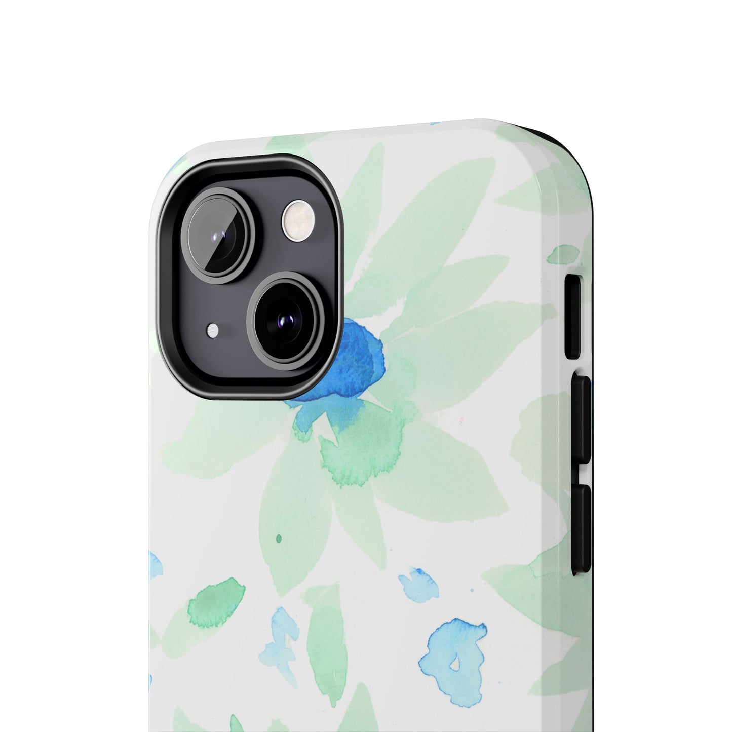 Watercolor Blue Green Sunflowers Phone Case: Tough Case