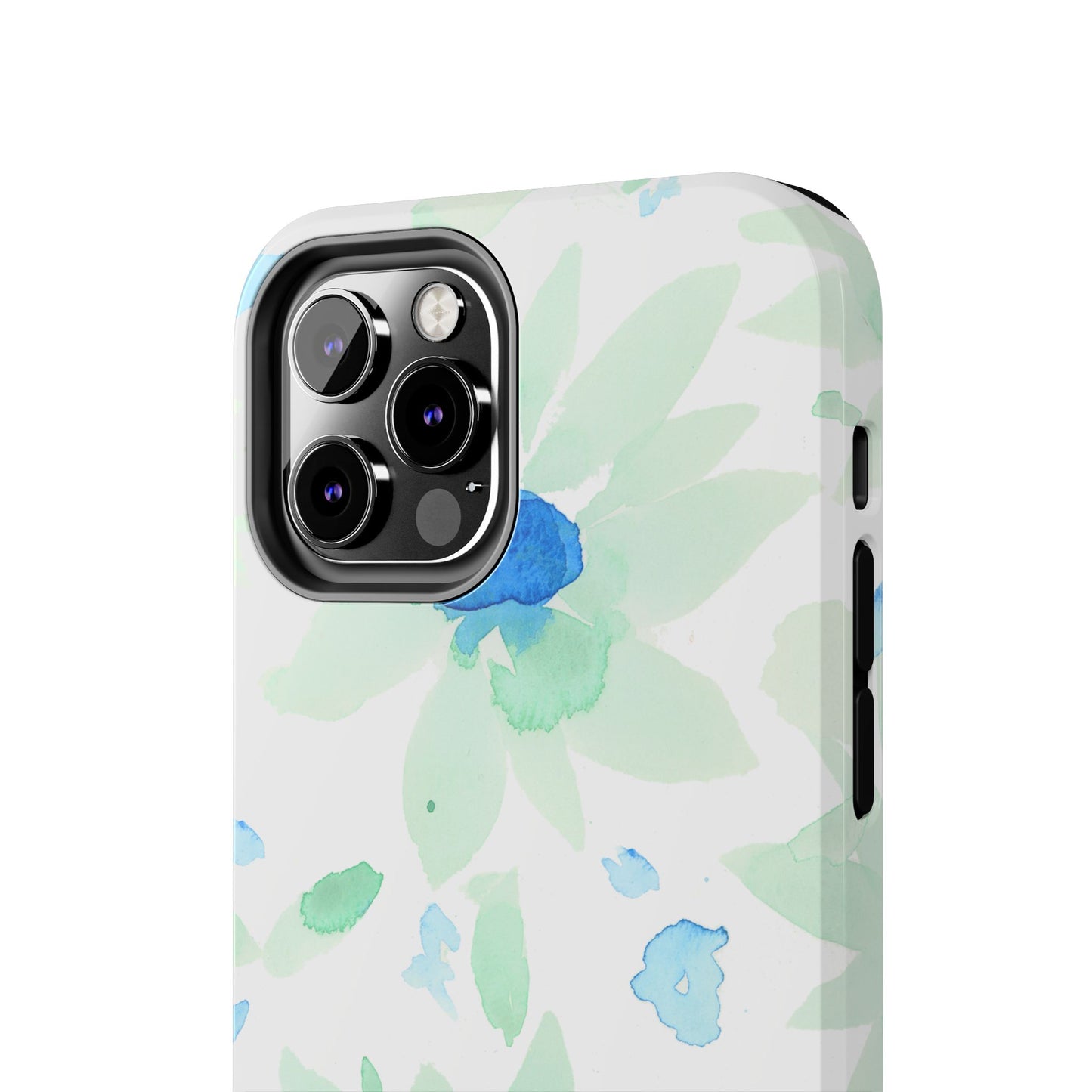 Watercolor Blue Green Sunflowers Phone Case: Tough Case