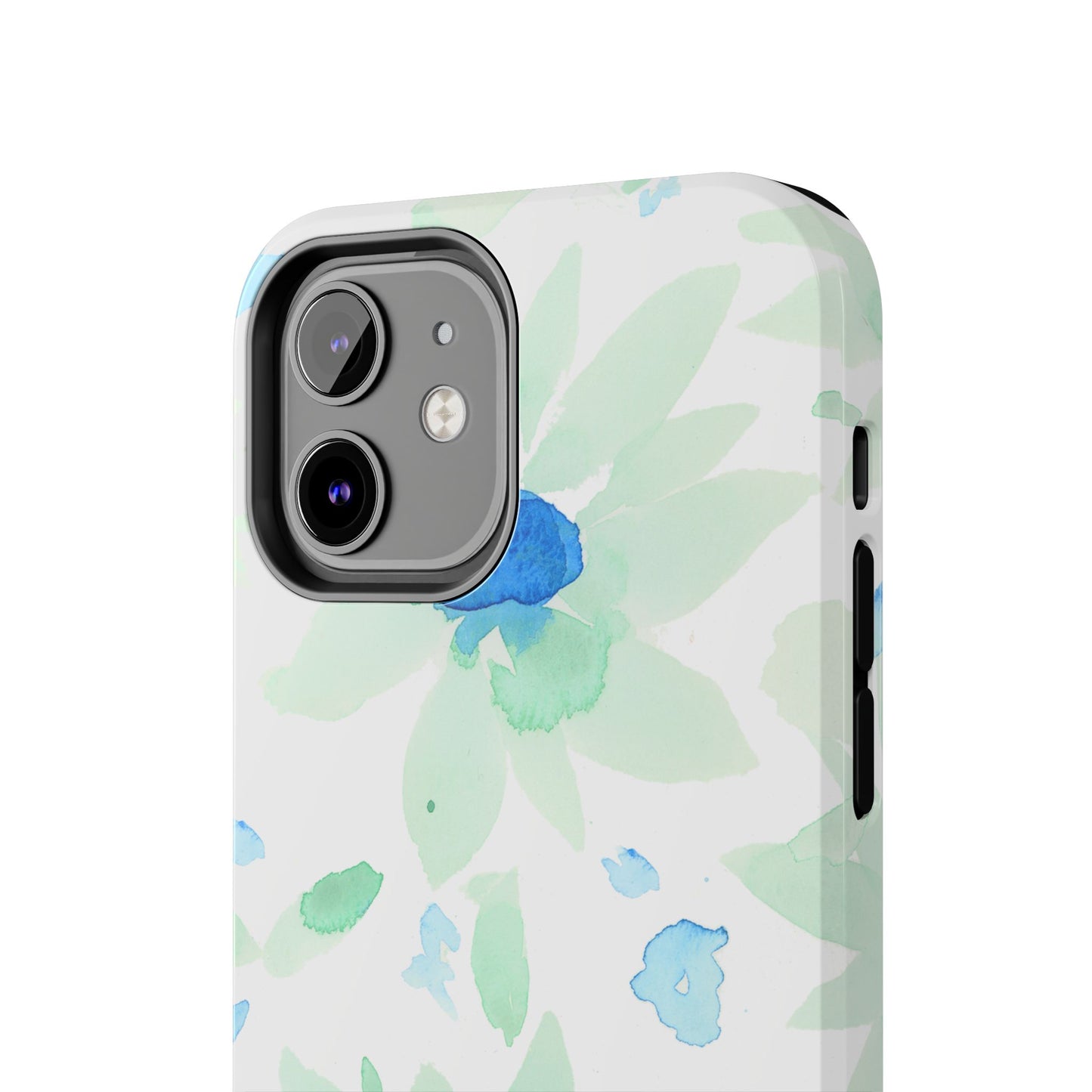 Watercolor Blue Green Sunflowers Phone Case: Tough Case