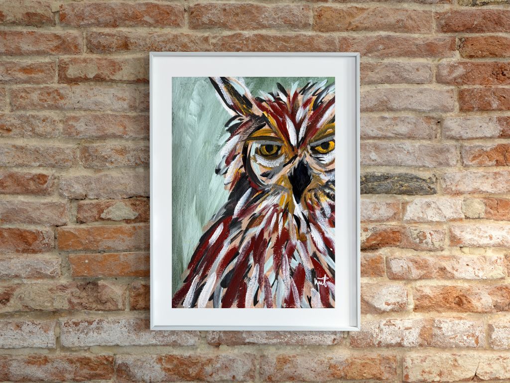 The Owl: Loose Abstract Style