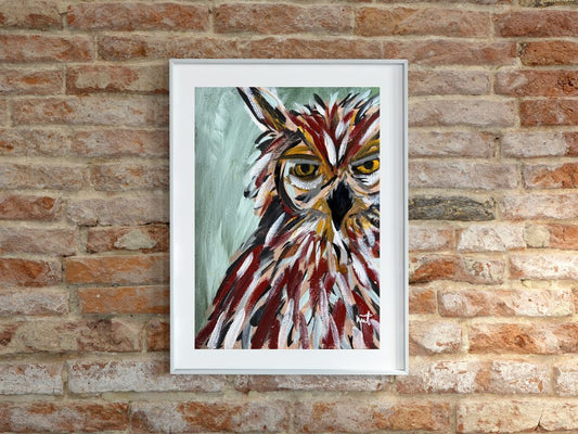 The Owl: Loose Abstract Style