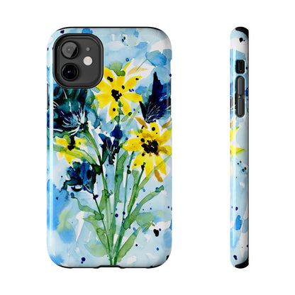 Watercolor Bouquet of Flowers Phone Case: Tough Case