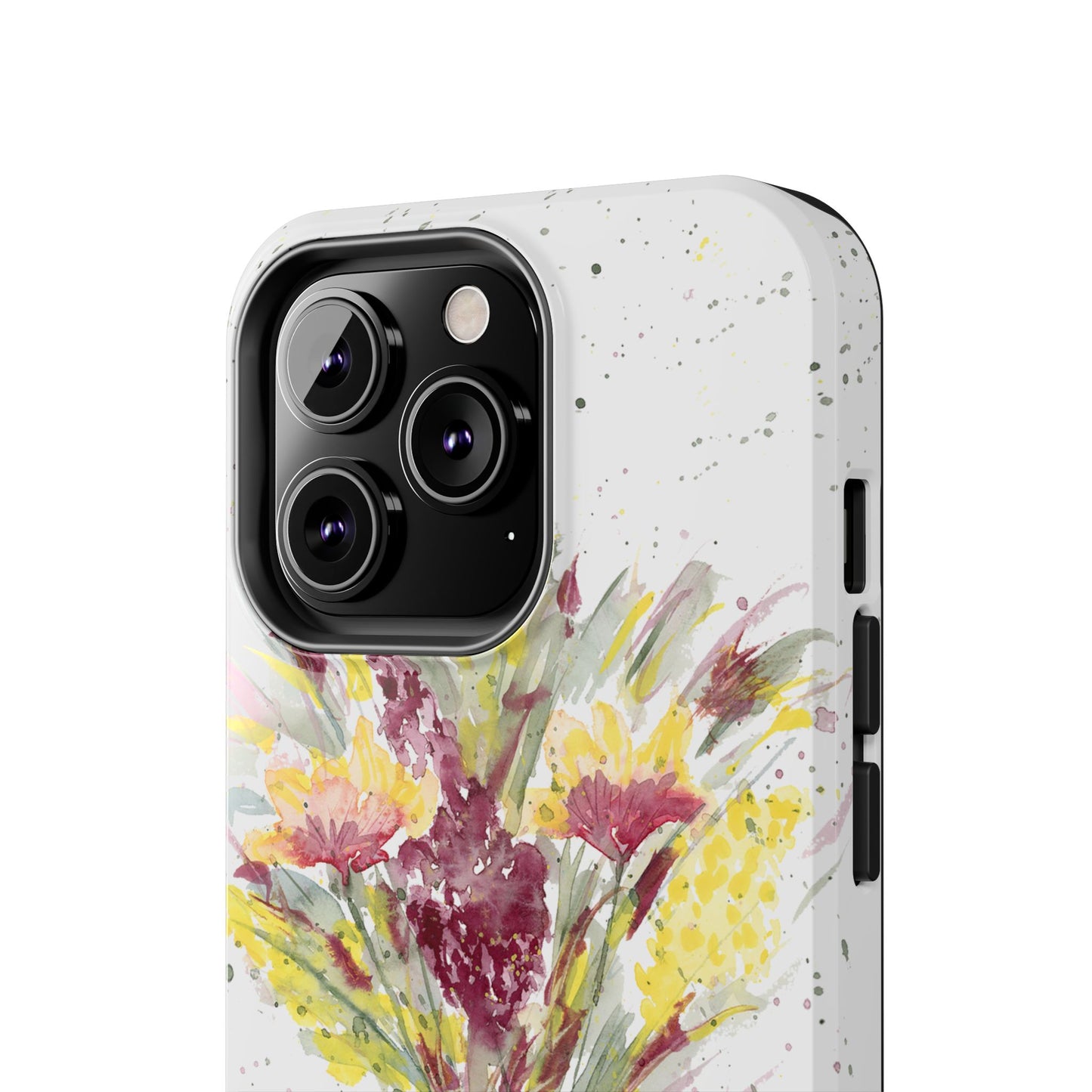 Watercolor Wildflowers Phone Case: Tough Case