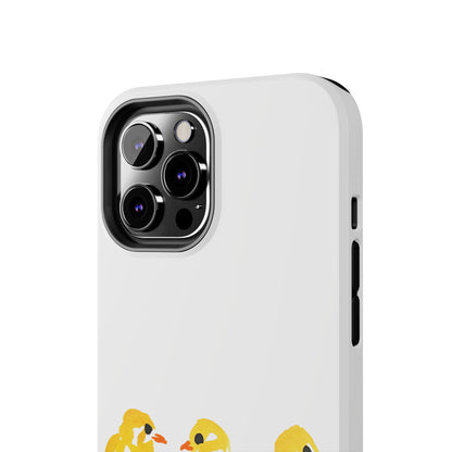 Watercolor 3 Yellow Baby Chicks Phone Case: Tough Case