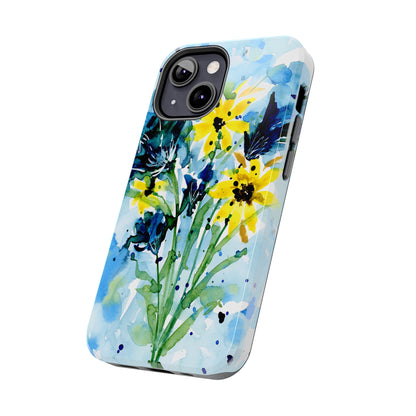 Watercolor Bouquet of Flowers Phone Case: Tough Case