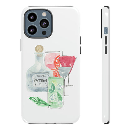 Watercolor Cocktail Time Phone Case: Tough Case