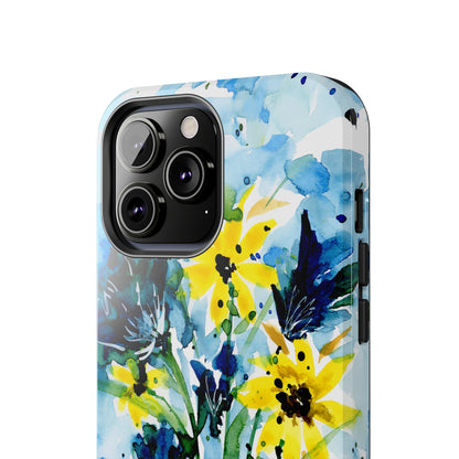 Watercolor Bouquet of Flowers Phone Case: Tough Case