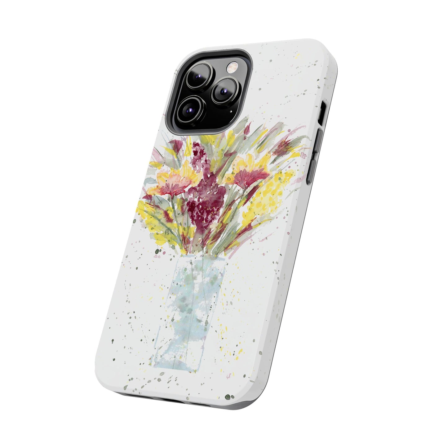 Watercolor Wildflowers Phone Case: Tough Case