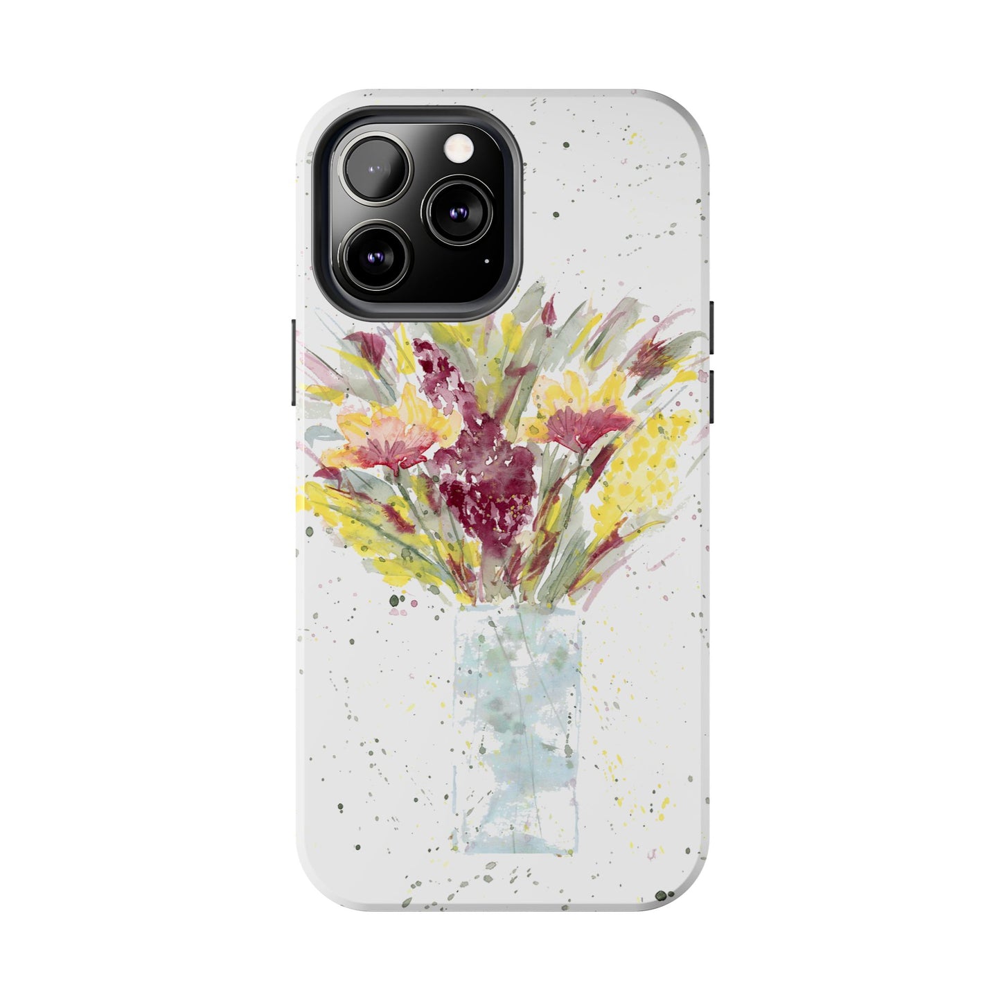 Watercolor Wildflowers Phone Case: Tough Case