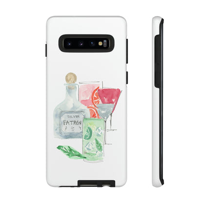 Watercolor Cocktail Time Phone Case: Tough Case