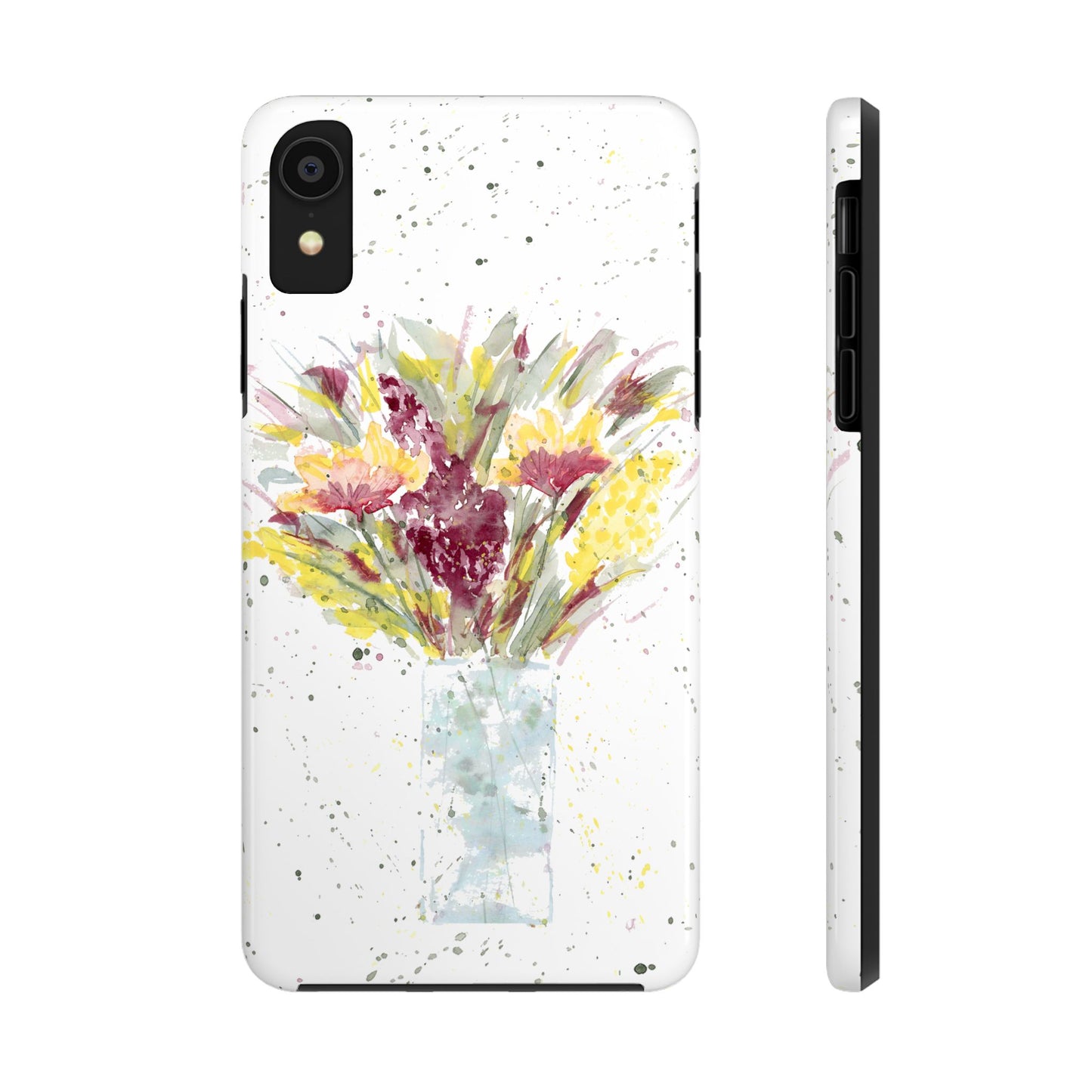 Watercolor Wildflowers Phone Case: Tough Case