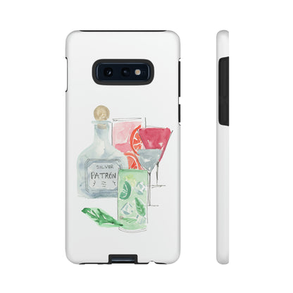 Watercolor Cocktail Time Phone Case: Tough Case