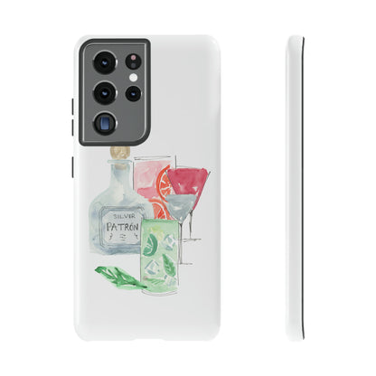 Watercolor Cocktail Time Phone Case: Tough Case