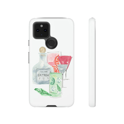 Watercolor Cocktail Time Phone Case: Tough Case