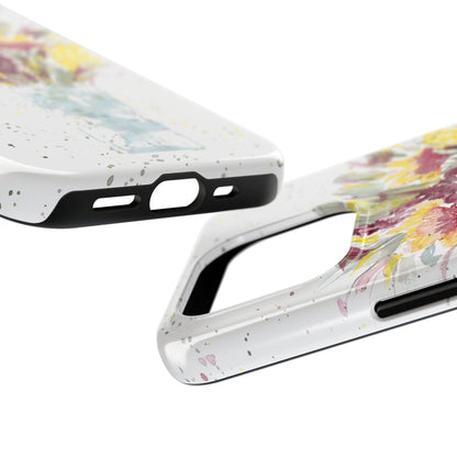 Watercolor Wildflowers Phone Case: Tough Case