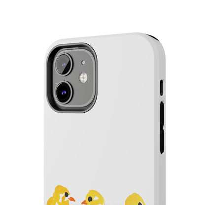 Watercolor 3 Yellow Baby Chicks Phone Case: Tough Case