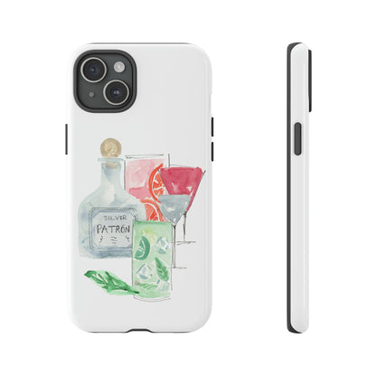 Watercolor Cocktail Time Phone Case: Tough Case