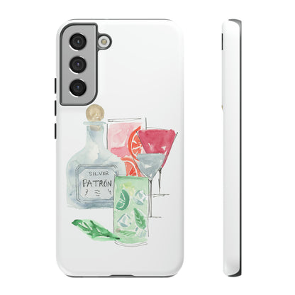 Watercolor Cocktail Time Phone Case: Tough Case