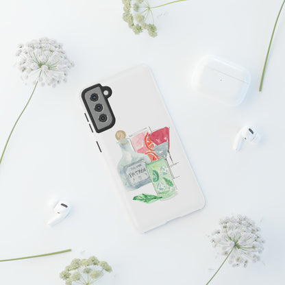 Watercolor Cocktail Time Phone Case: Tough Case