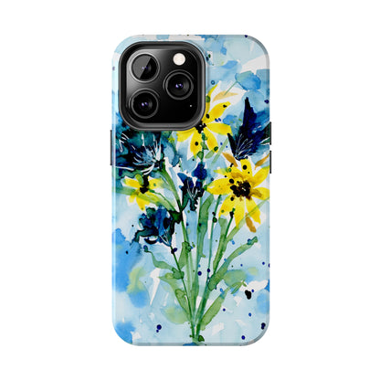 Watercolor Bouquet of Flowers Phone Case: Tough Case