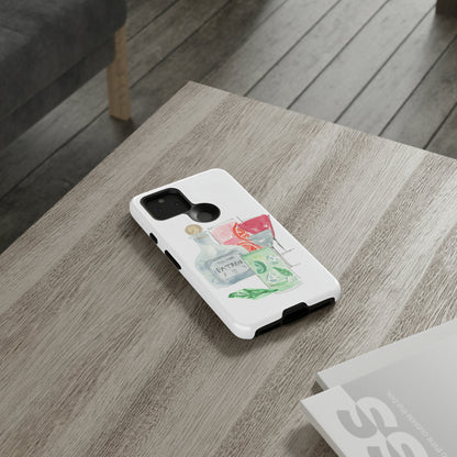 Watercolor Cocktail Time Phone Case: Tough Case