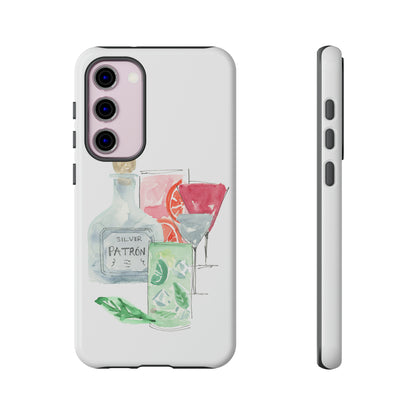 Watercolor Cocktail Time Phone Case: Tough Case