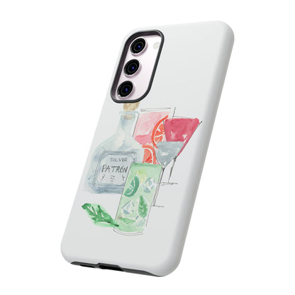 Watercolor Cocktail Time Phone Case: Tough Case