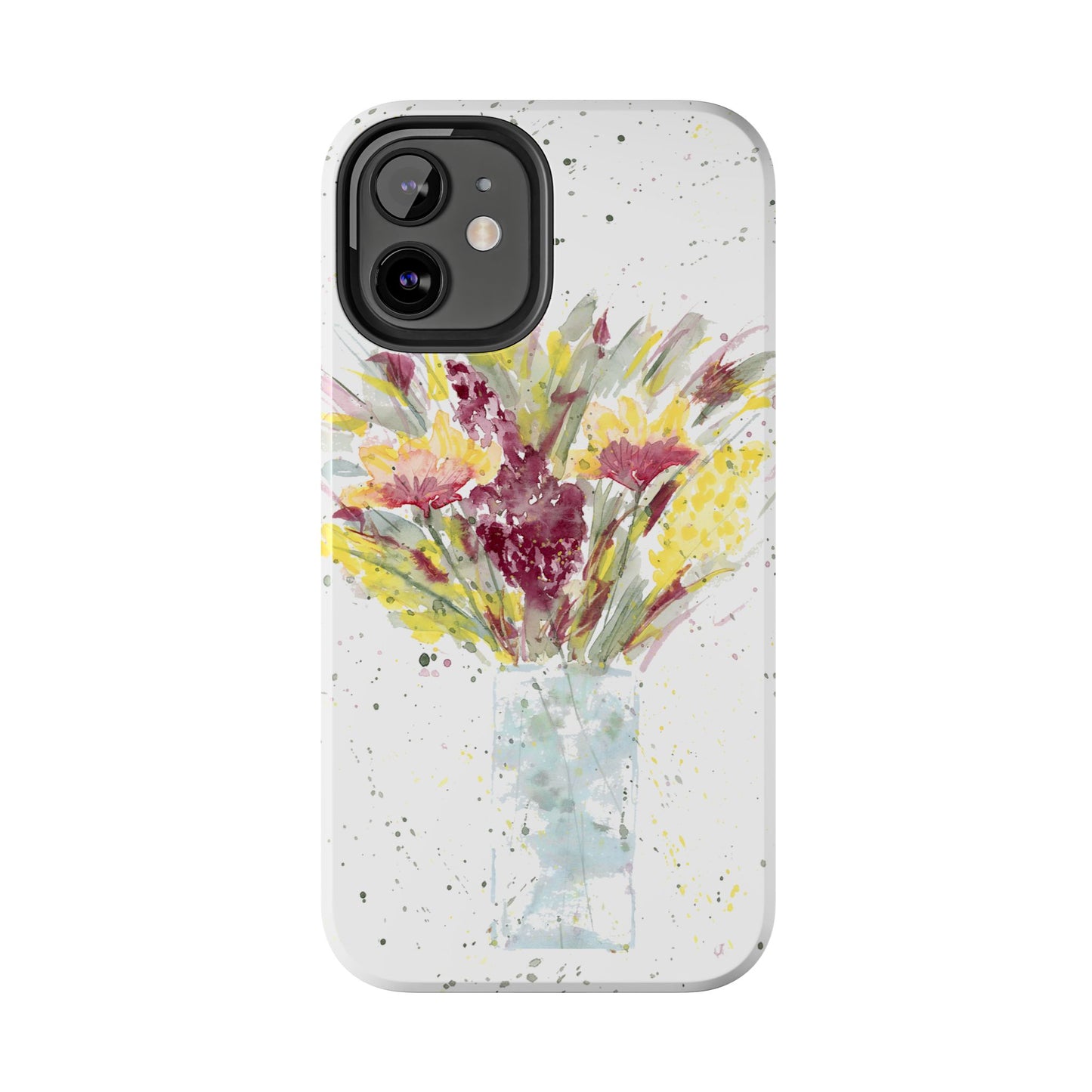 Watercolor Wildflowers Phone Case: Tough Case