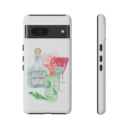 Watercolor Cocktail Time Phone Case: Tough Case