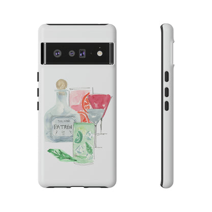 Watercolor Cocktail Time Phone Case: Tough Case