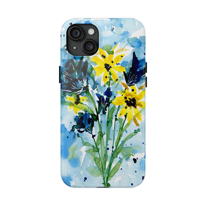 Watercolor Bouquet of Flowers Phone Case: Tough Case