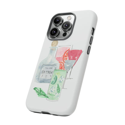 Watercolor Cocktail Time Phone Case: Tough Case