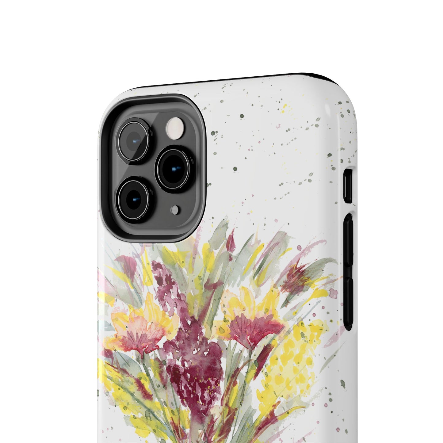 Watercolor Wildflowers Phone Case: Tough Case