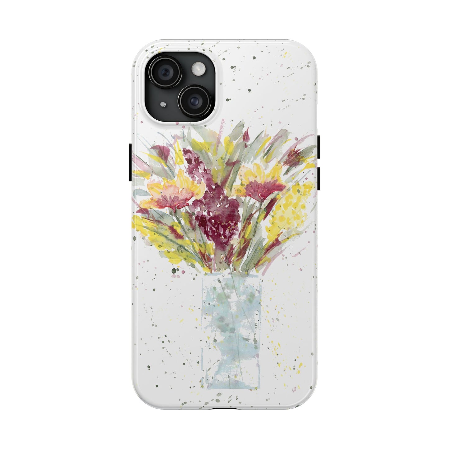 Watercolor Wildflowers Phone Case: Tough Case