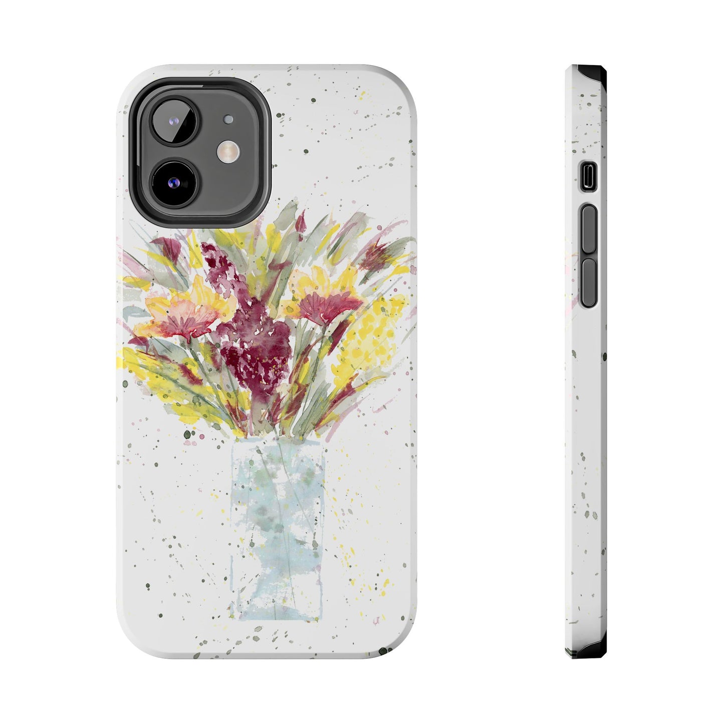 Watercolor Wildflowers Phone Case: Tough Case