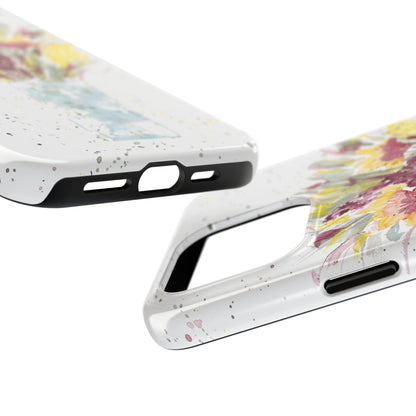 Watercolor Wildflowers Phone Case: Tough Case