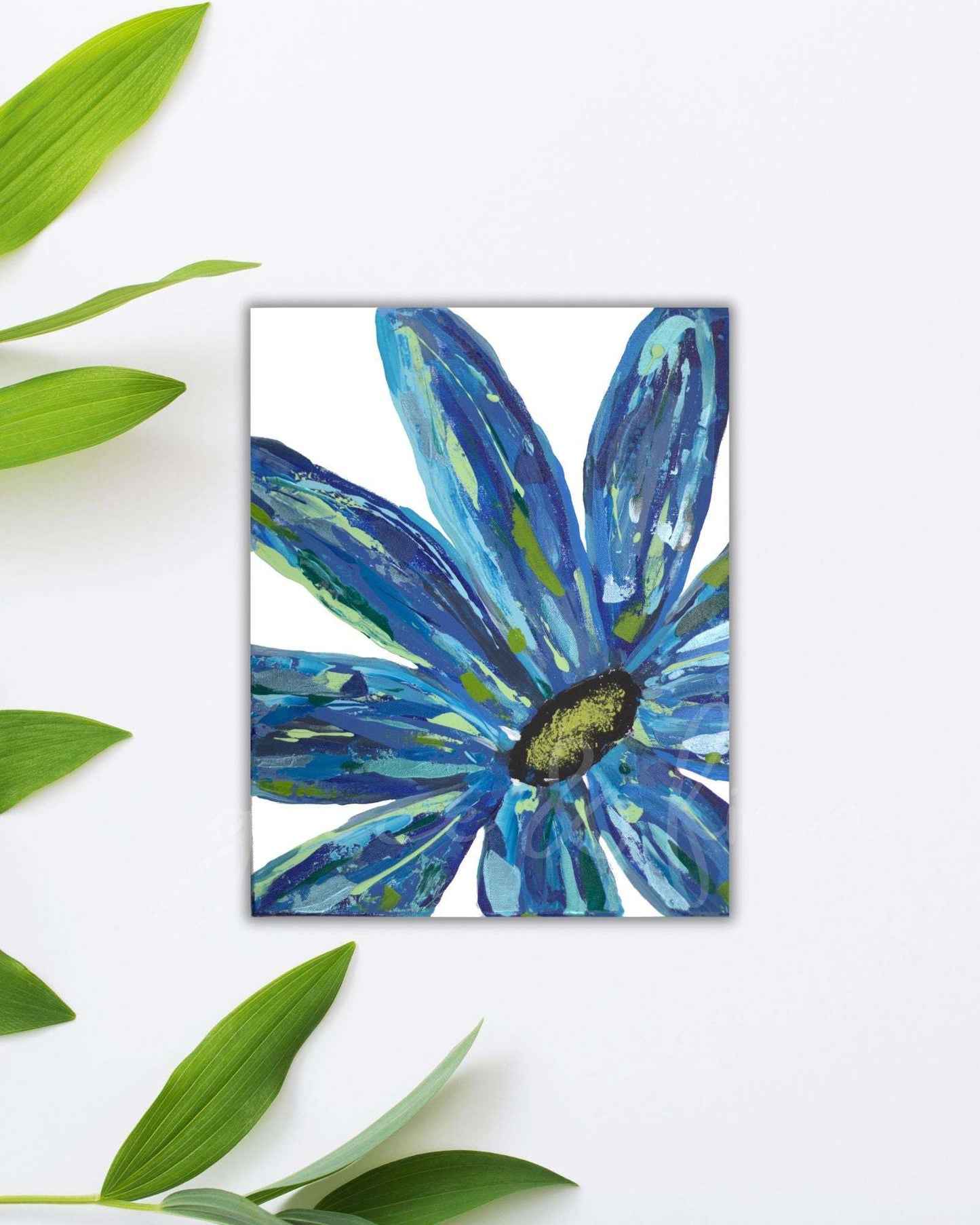 Coastal Sunflower Splash | 16x20 Canvas