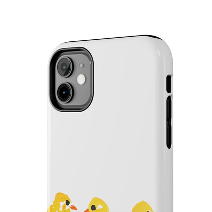 Watercolor 3 Yellow Baby Chicks Phone Case: Tough Case