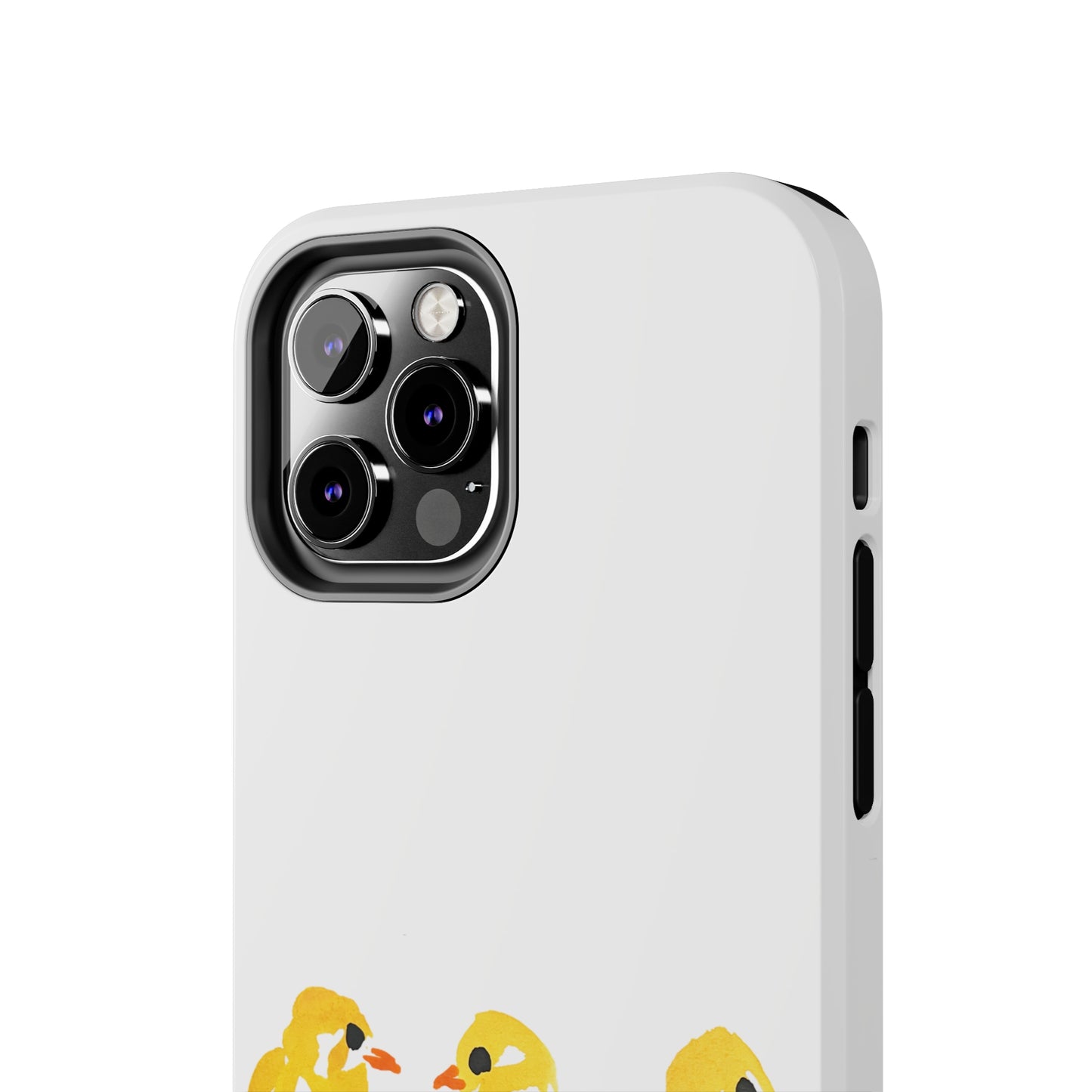 Watercolor 3 Yellow Baby Chicks Phone Case: Tough Case