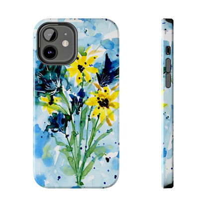 Watercolor Bouquet of Flowers Phone Case: Tough Case