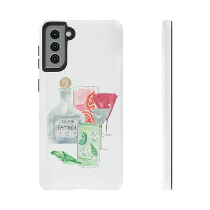 Watercolor Cocktail Time Phone Case: Tough Case