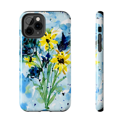 Watercolor Bouquet of Flowers Phone Case: Tough Case