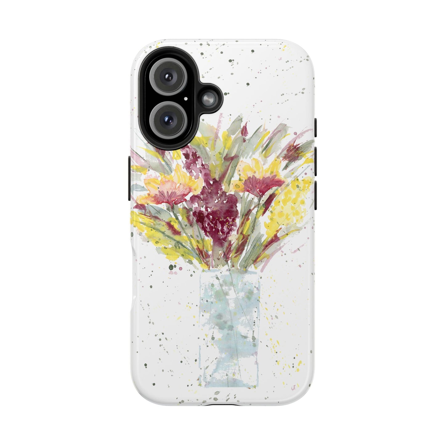 Watercolor Wildflowers Phone Case: Tough Case