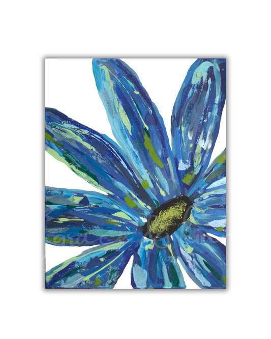 Coastal Sunflower Splash | 16x20 Canvas