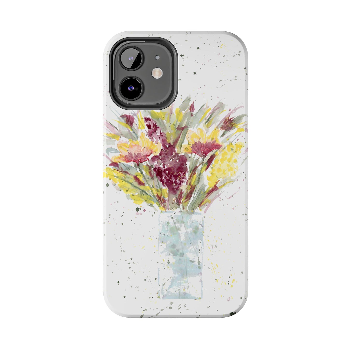 Watercolor Wildflowers Phone Case: Tough Case